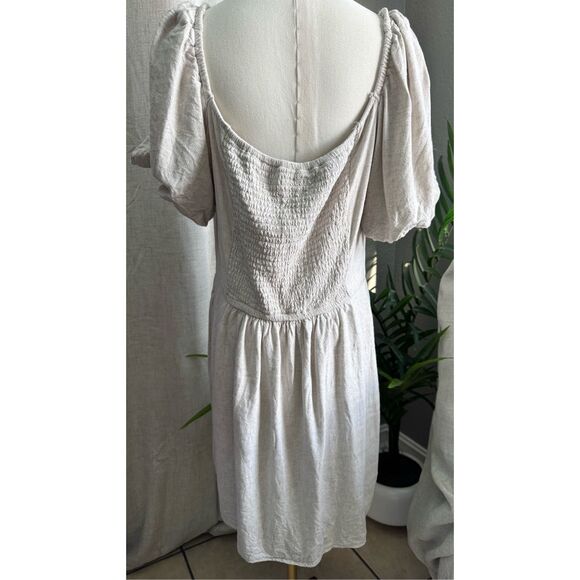 Abercrombie & Fitch Cream Mini Dress - Picture 4 of 8